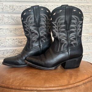 Tecovas “Jolene” Black Western Leather Boots